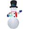 7ft. Airblown&#xAE; Inflatable Snowman with Gift